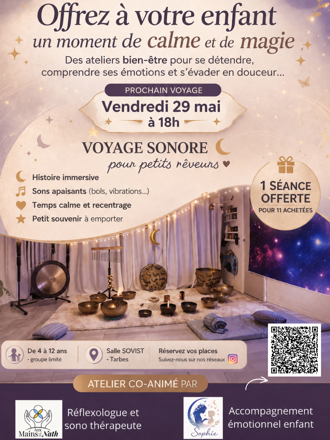 VOYAGE SONORE 17 JUILLET AUX MAINS 2 NATH ENFANTS SOVIST TARBES