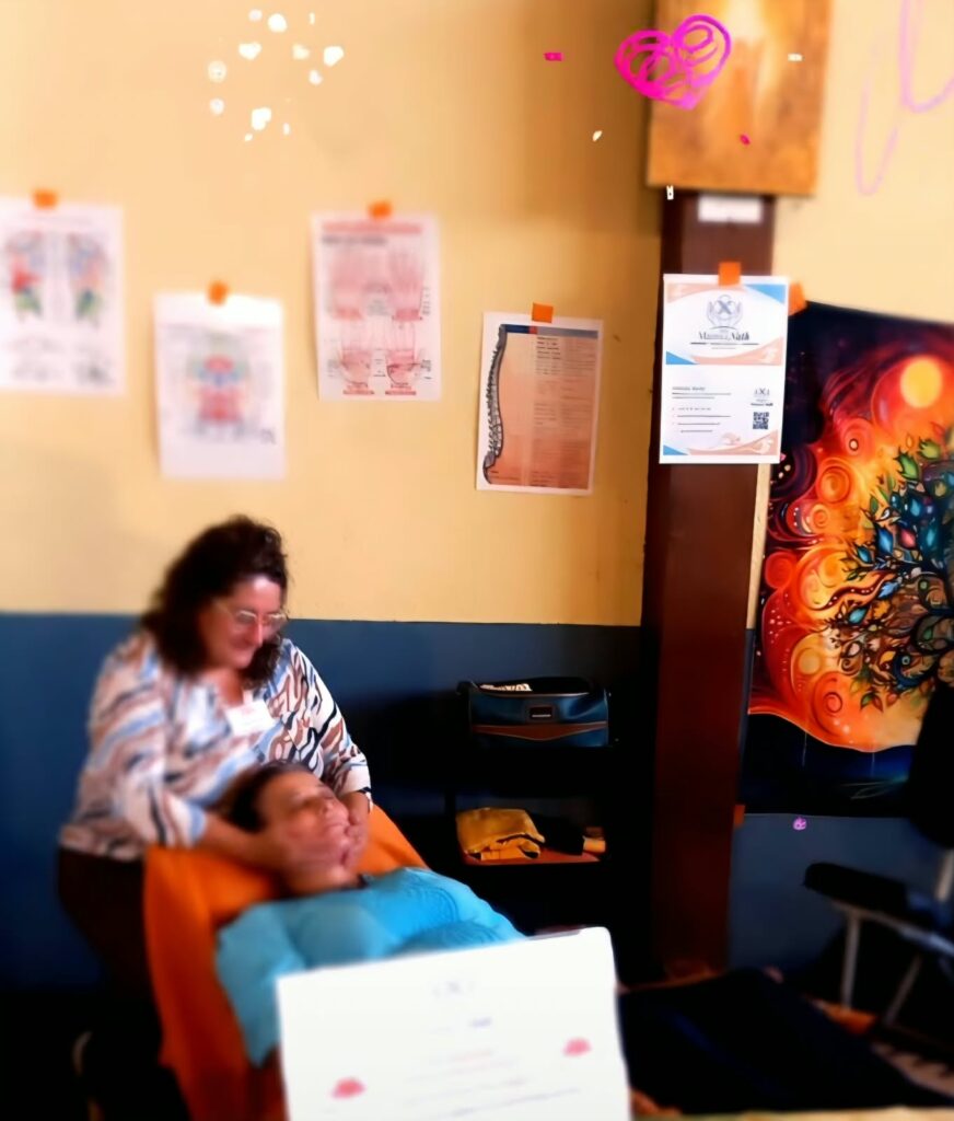 Réflexologie faciale avec Aux Mains 2 Nath au Week-end Zen’ittude